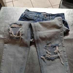 Pacsun Woman's High Rise Skinny Fit Distressed Jeans Size 26